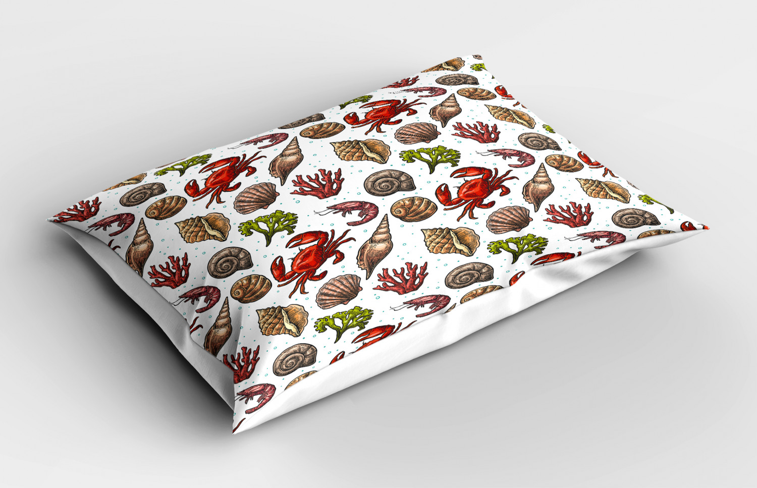 Details about   Sea Shells Pillow Sham Decorative Pillowcase 3 Sizes Bedroom Decor Ambesonne 