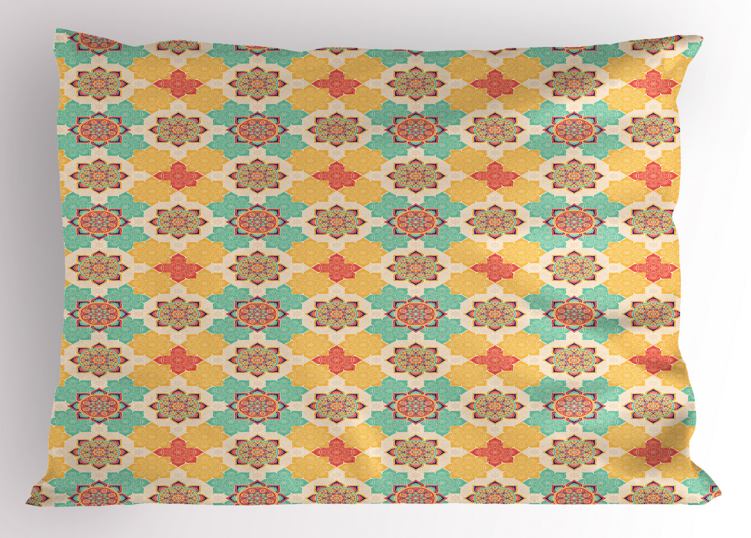 Middle Eastern Pillow Sham Decorative Pillowcase 3 Sizes Bedroom Decor Ambesonne - Picture 15 of 54