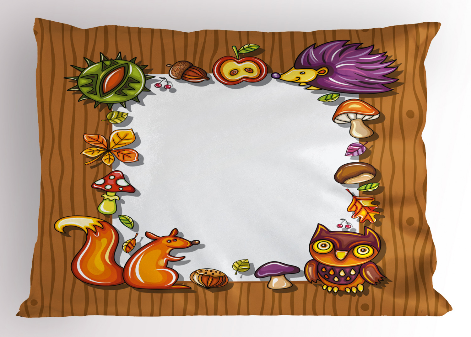 Thanksgiving Pillow Sham Decorative Pillowcase 3 Sizes for Bedroom Decor - Picture 25 of 38