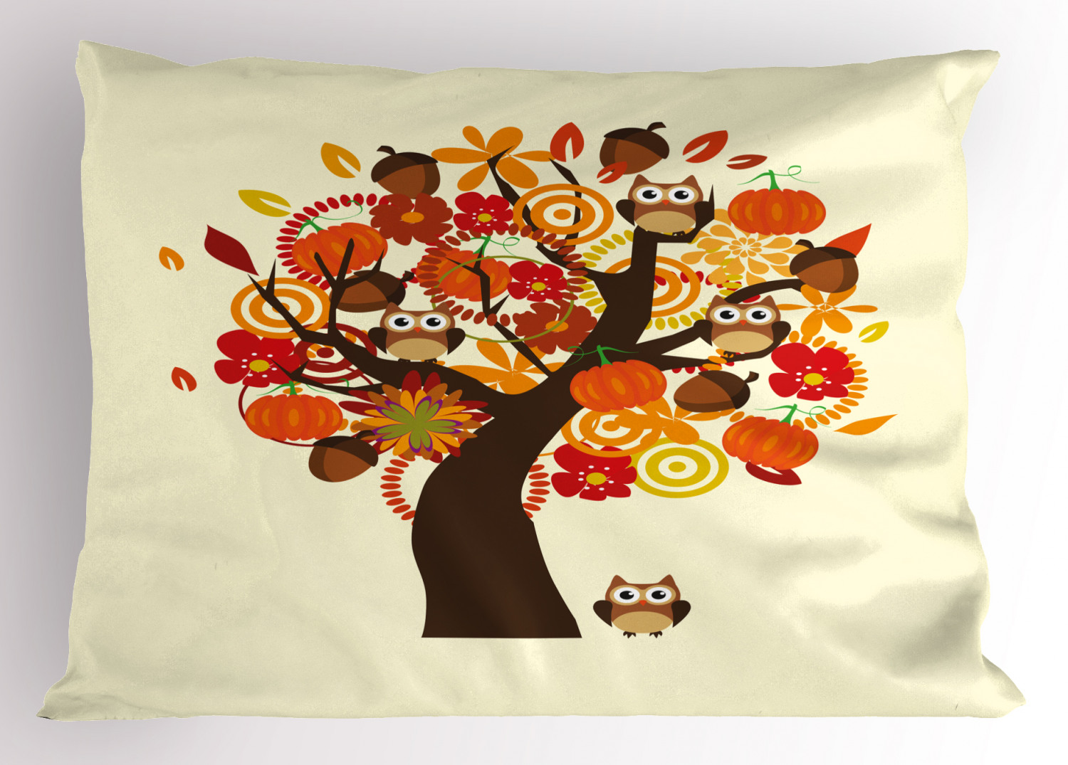 Thanksgiving Pillow Sham Decorative Pillowcase 3 Sizes for Bedroom Decor - Picture 7 of 38
