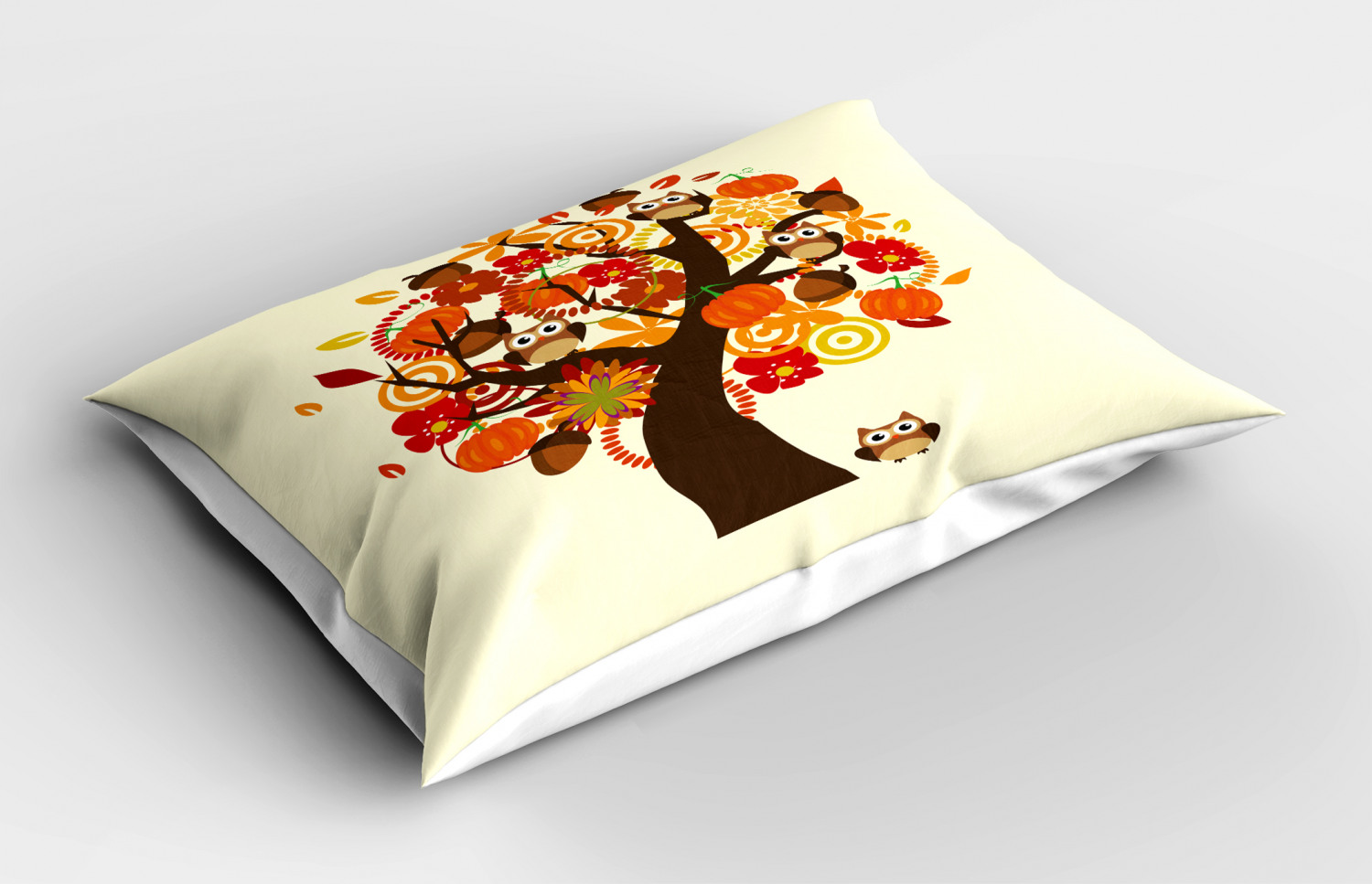 Thanksgiving Pillow Sham Decorative Pillowcase 3 Sizes for Bedroom Decor - Picture 8 of 38