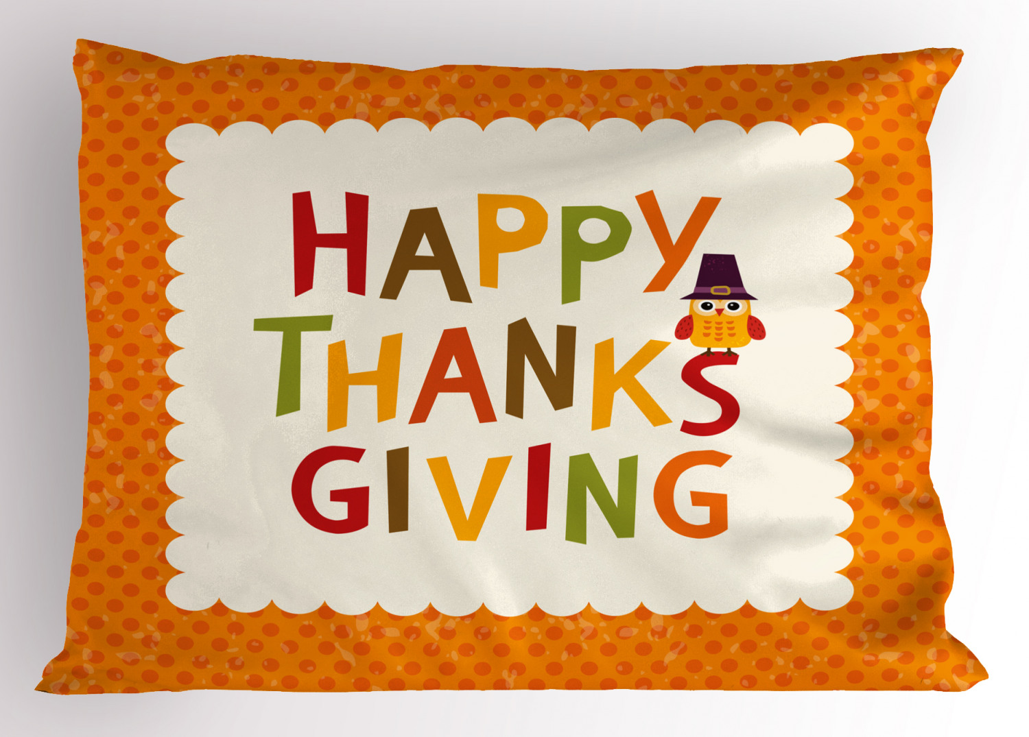 Thanksgiving Pillow Sham Decorative Pillowcase 3 Sizes for Bedroom Decor - Picture 11 of 38