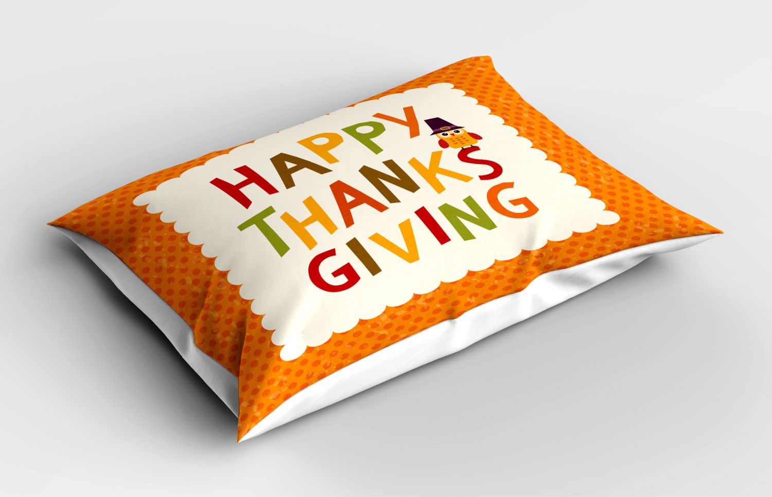 Thanksgiving Pillow Sham Decorative Pillowcase 3 Sizes for Bedroom Decor - Picture 12 of 38
