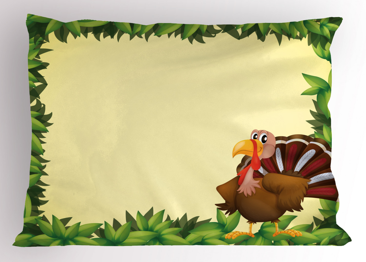 Thanksgiving Pillow Sham Decorative Pillowcase 3 Sizes for Bedroom Decor - Picture 35 of 38
