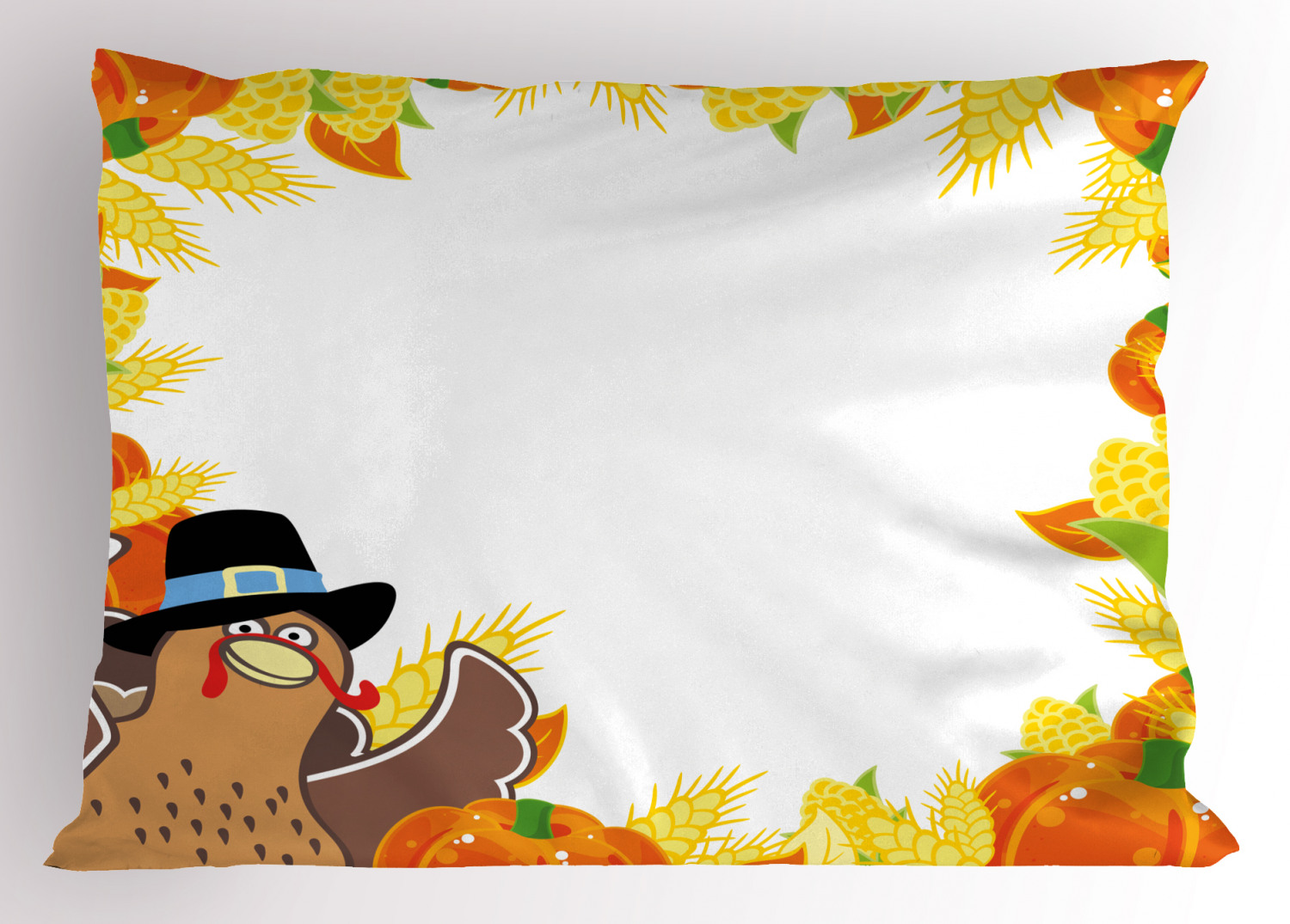 Thanksgiving Pillow Sham Decorative Pillowcase 3 Sizes for Bedroom Decor - Picture 13 of 38