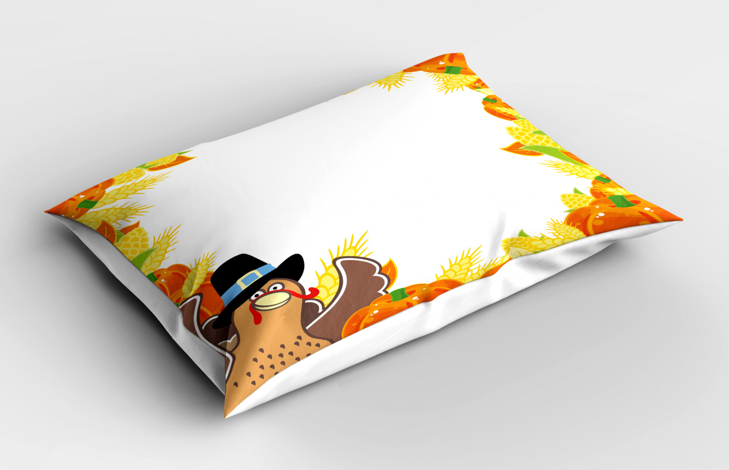 Thanksgiving Pillow Sham Decorative Pillowcase 3 Sizes for Bedroom Decor - Picture 14 of 38