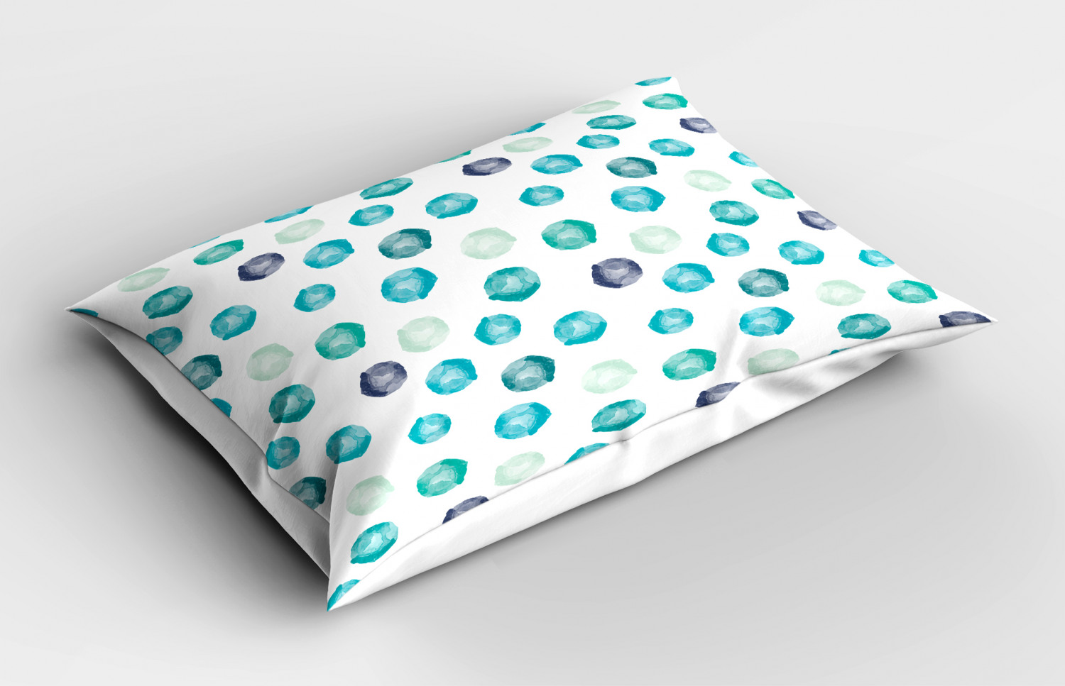 aqua plush pillow