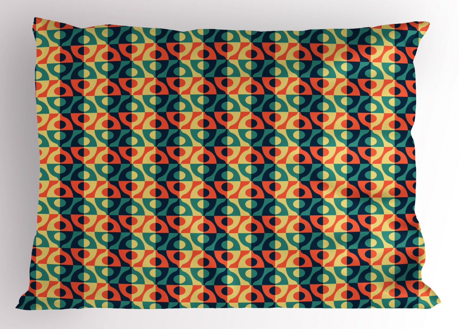 Details about   Eighties Geometry Pillow Sham Decorative Pillowcase 3 Sizes Bedroom Decoration 