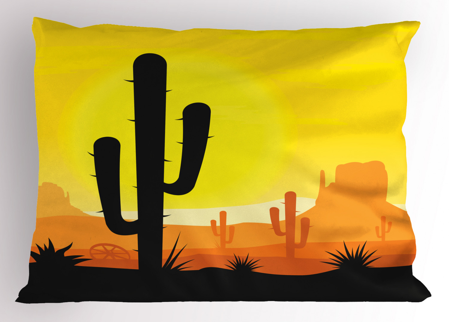 Mexican Cactus Pillow Sham Decorative Pillowcase 3 Sizes Bedroom Decoration 