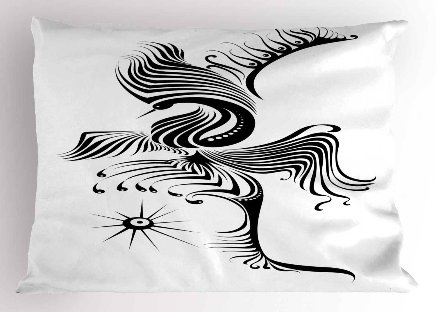Feather Pillow Sham Decorative Pillowcase 3 Sizes for Bedroom Decor - Picture 29 of 44