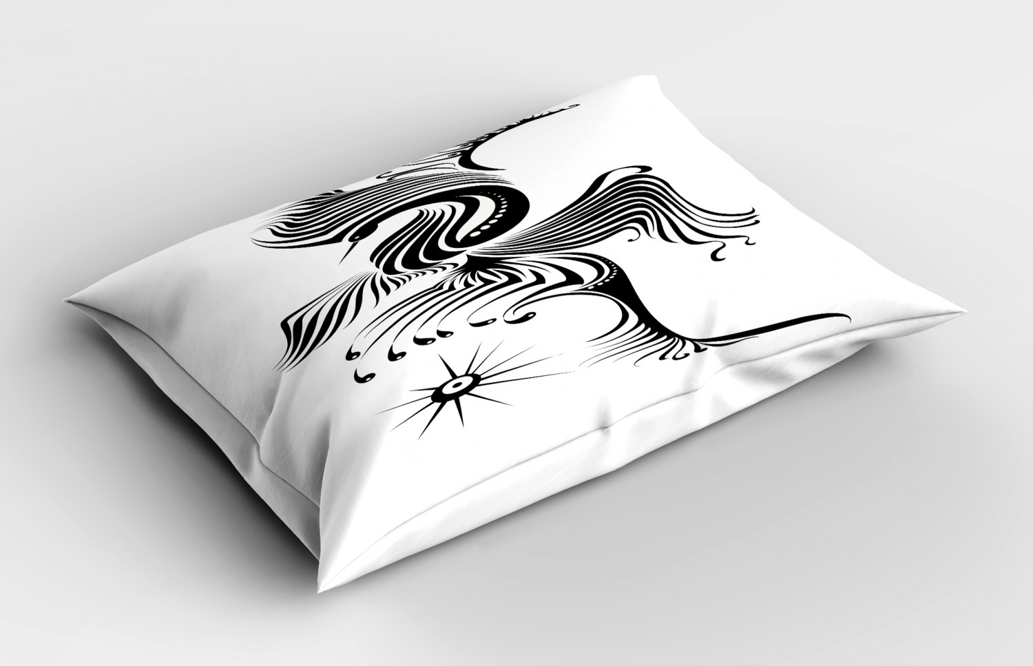 Feather Pillow Sham Decorative Pillowcase 3 Sizes for Bedroom Decor - Picture 30 of 44