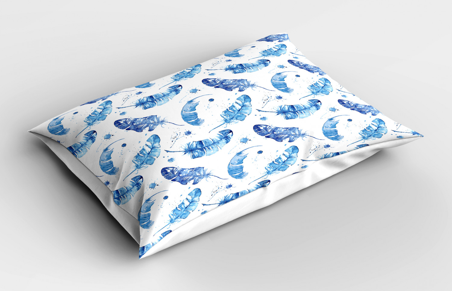 Feather Pillow Sham Decorative Pillowcase 3 Sizes for Bedroom Decor - Picture 42 of 44