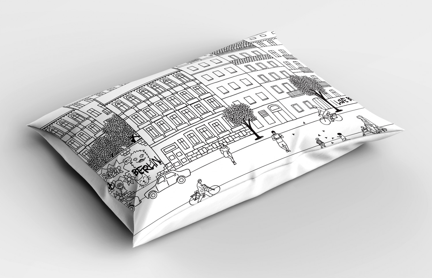 German Pillow Sham Decorative Pillowcase 3 Sizes for Bedroom Decor eBay