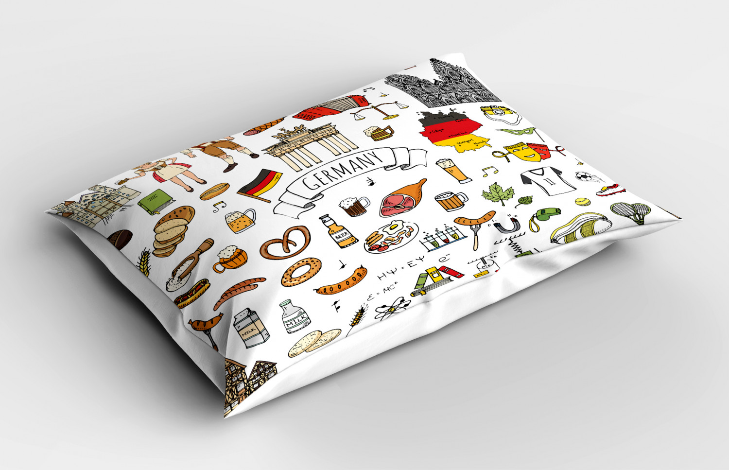 German Pillow Sham Decorative Pillowcase 3 Sizes for Bedroom Decor eBay