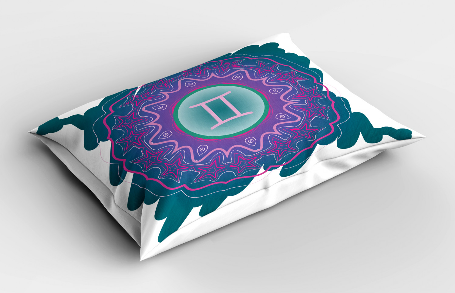 Zodiac Gemini Pillow Sham Decorative Pillowcase 3 Sizes for Bedroom