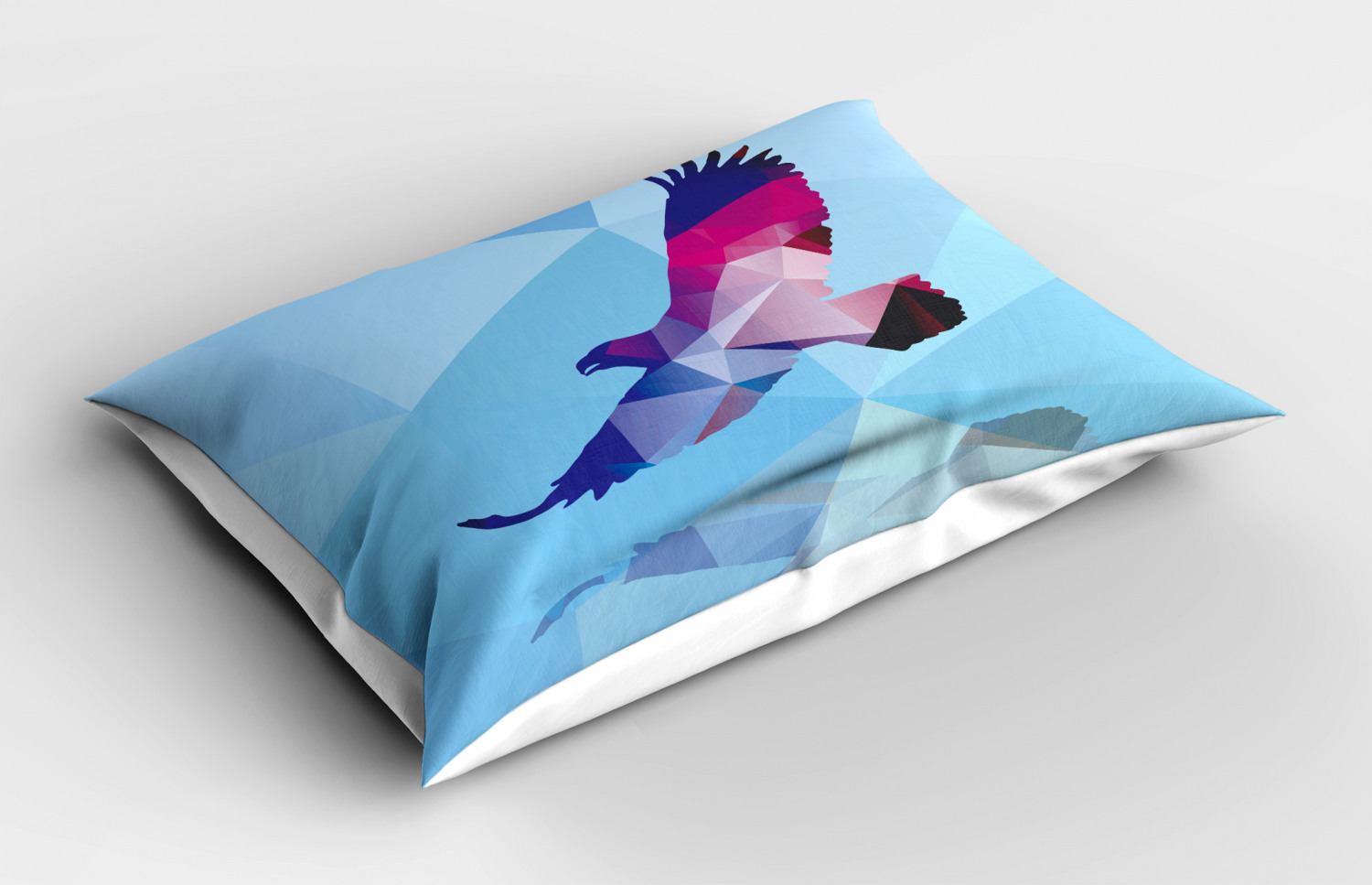 Eagle Pillow Sham Decorative Pillowcase 3 Sizes for Bedroom Decor - Foto 20 di 24