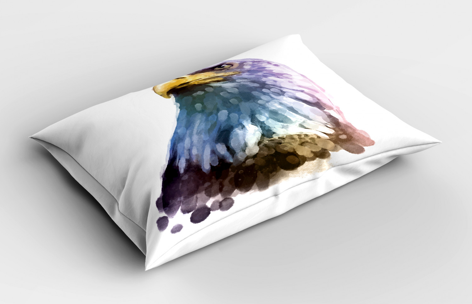 Eagle Pillow Sham Decorative Pillowcase 3 Sizes for Bedroom Decor - Foto 22 di 24
