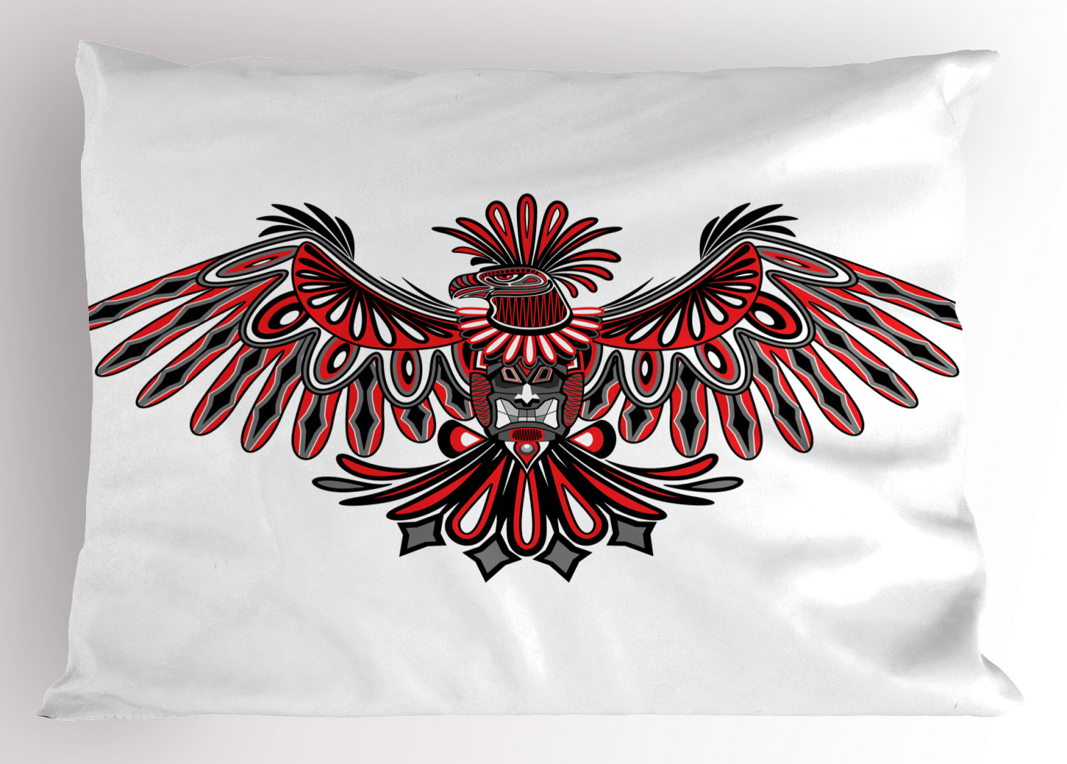 Eagle Pillow Sham Decorative Pillowcase 3 Sizes for Bedroom Decor - Foto 9 di 24