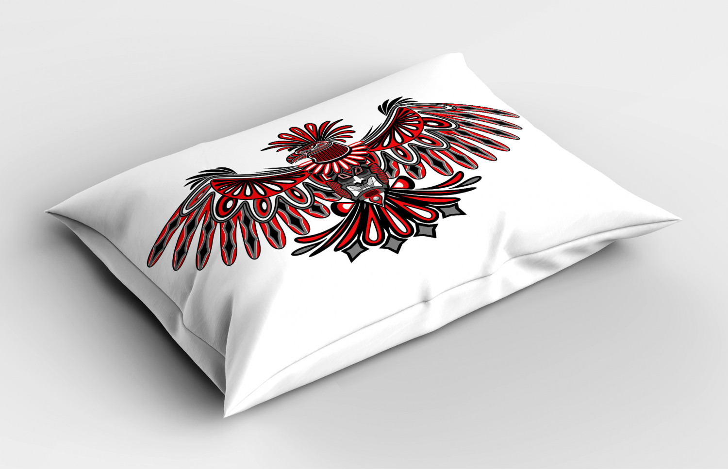 Eagle Pillow Sham Decorative Pillowcase 3 Sizes for Bedroom Decor - Foto 10 di 24