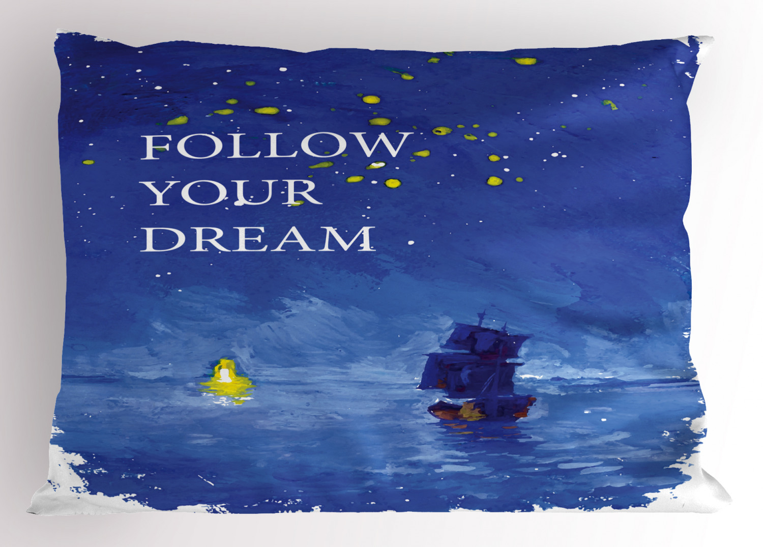 Sailboat Pillow Sham Decorative Pillowcase 3 Sizes for Bedroom Decor - Bild 25 von 46