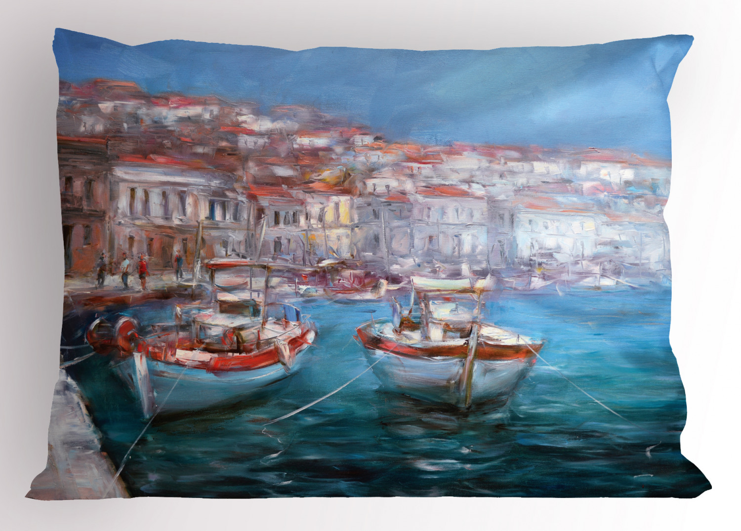 Sailboat Pillow Sham Decorative Pillowcase 3 Sizes for Bedroom Decor - Bild 33 von 46