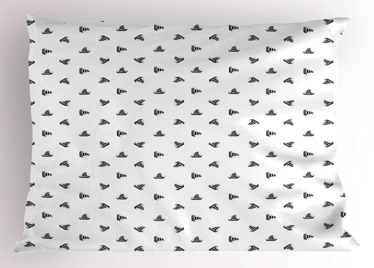 Sailboat Pillow Sham Decorative Pillowcase 3 Sizes for Bedroom Decor - Bild 17 von 46