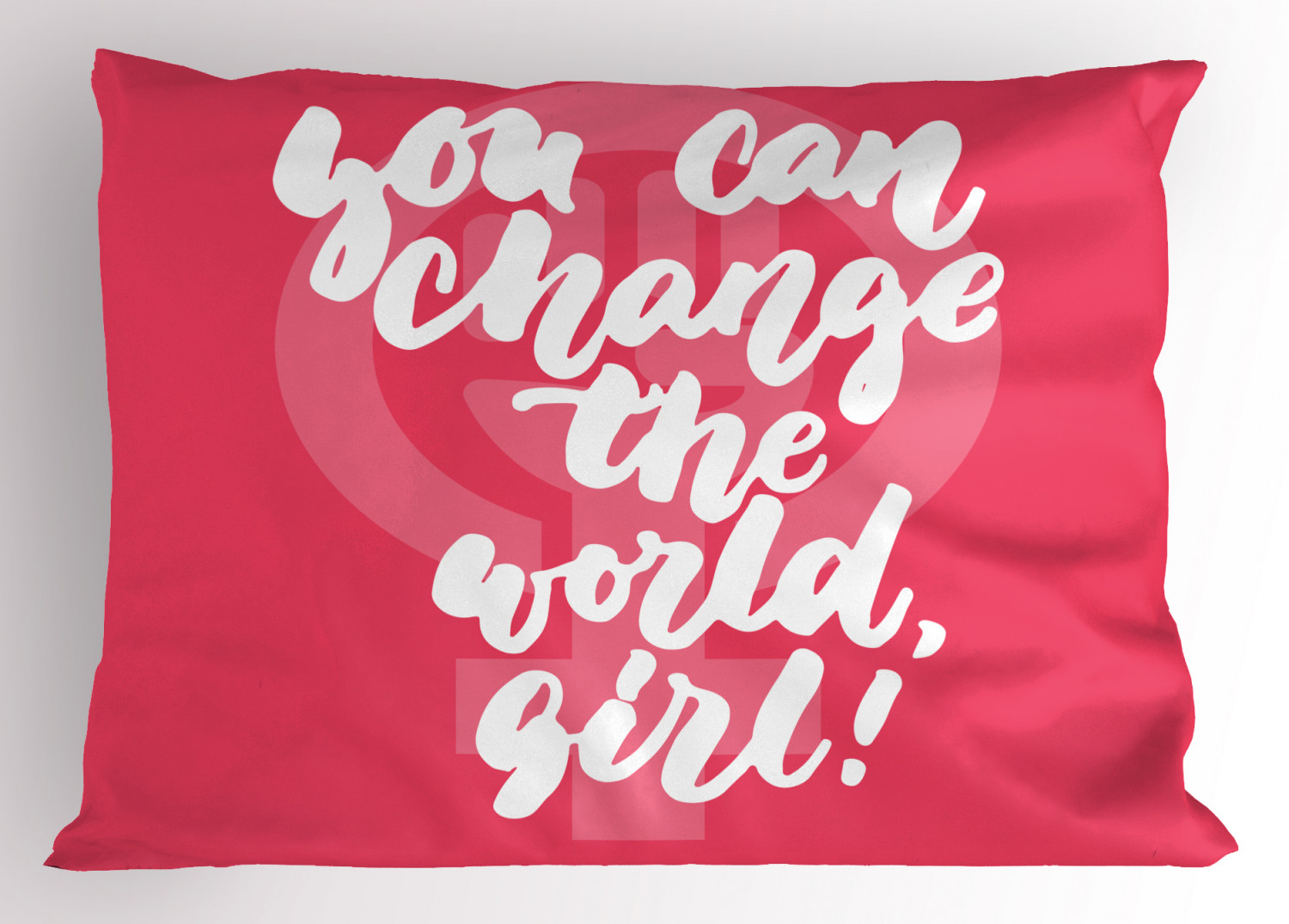 Inspirational Pillow Sham Decorative Pillowcase 3 Sizes for Bedroom