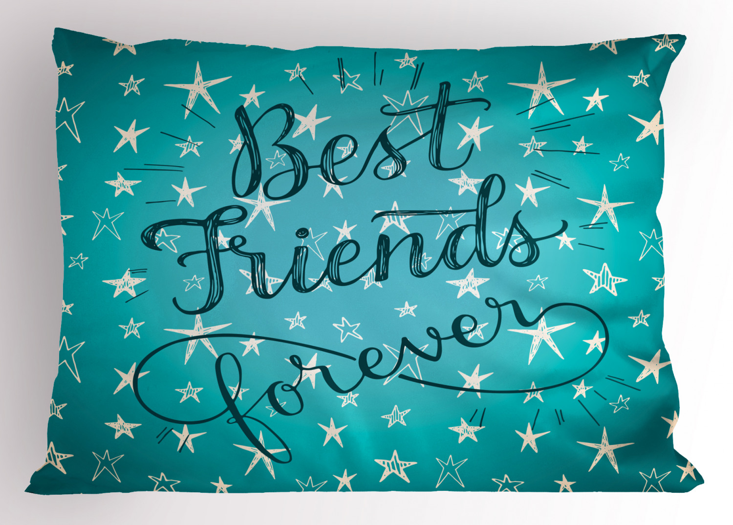 Inspirational Pillow Sham Decorative Pillowcase 3 Sizes for Bedroom