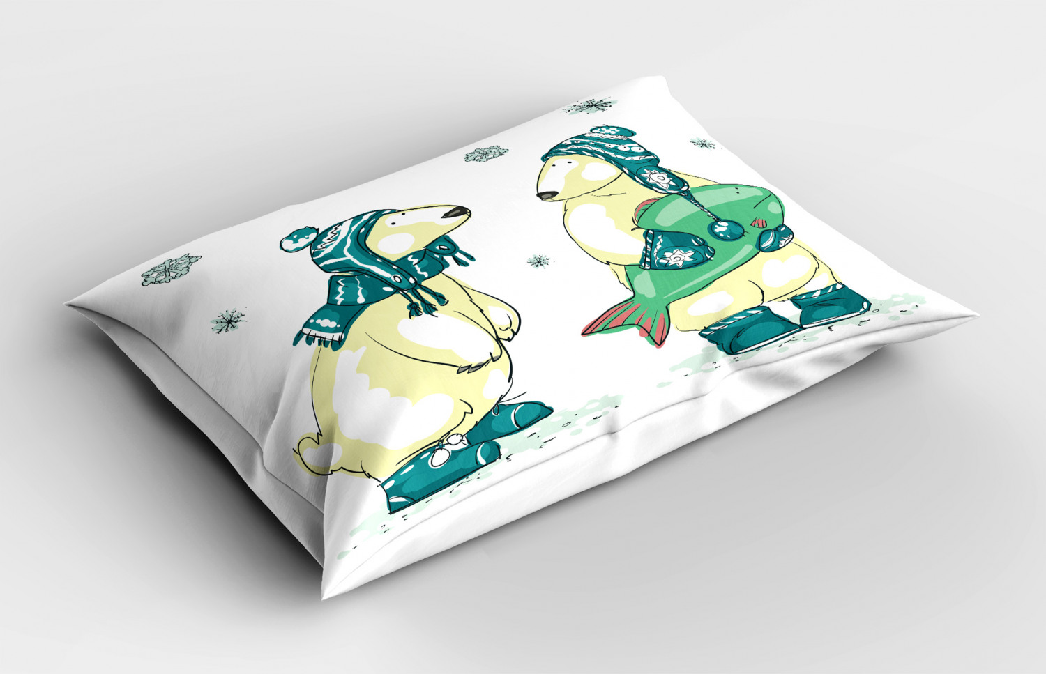 polar bear pillow case