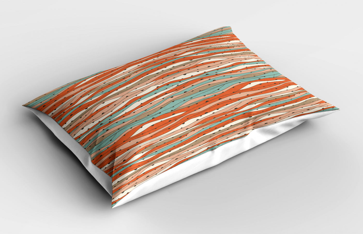 Feminine Waves Pillow Sham Decorative Pillowcase 3 Sizes Bedroom Decoration - Picture 16 of 42
