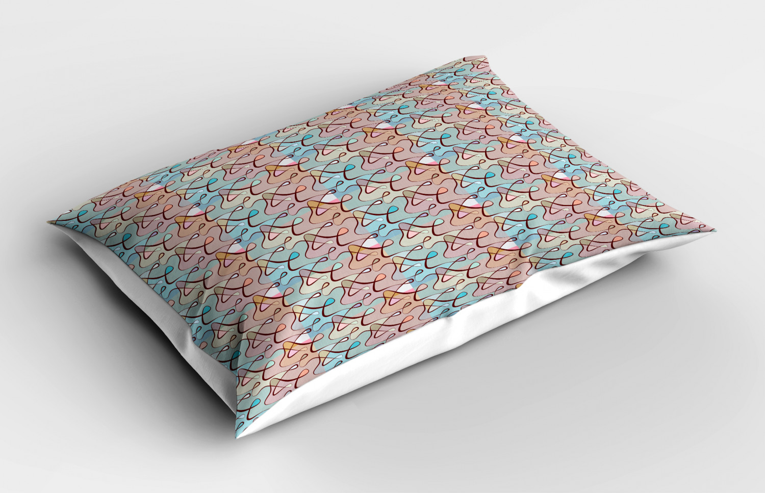 Feminine Waves Pillow Sham Decorative Pillowcase 3 Sizes Bedroom Decoration - Picture 34 of 42