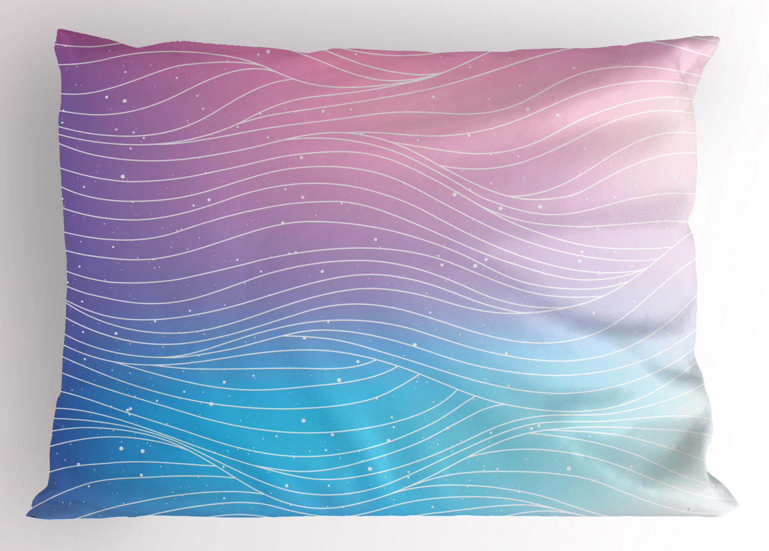 Feminine Waves Pillow Sham Decorative Pillowcase 3 Sizes Bedroom Decoration - Picture 29 of 42