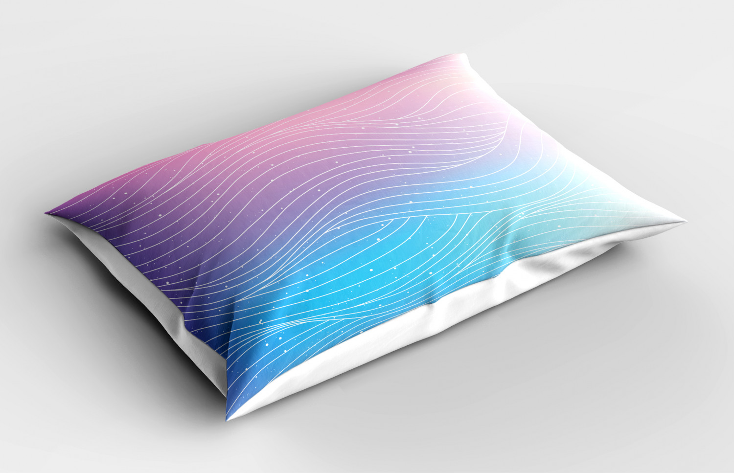 Feminine Waves Pillow Sham Decorative Pillowcase 3 Sizes Bedroom Decoration - Picture 30 of 42