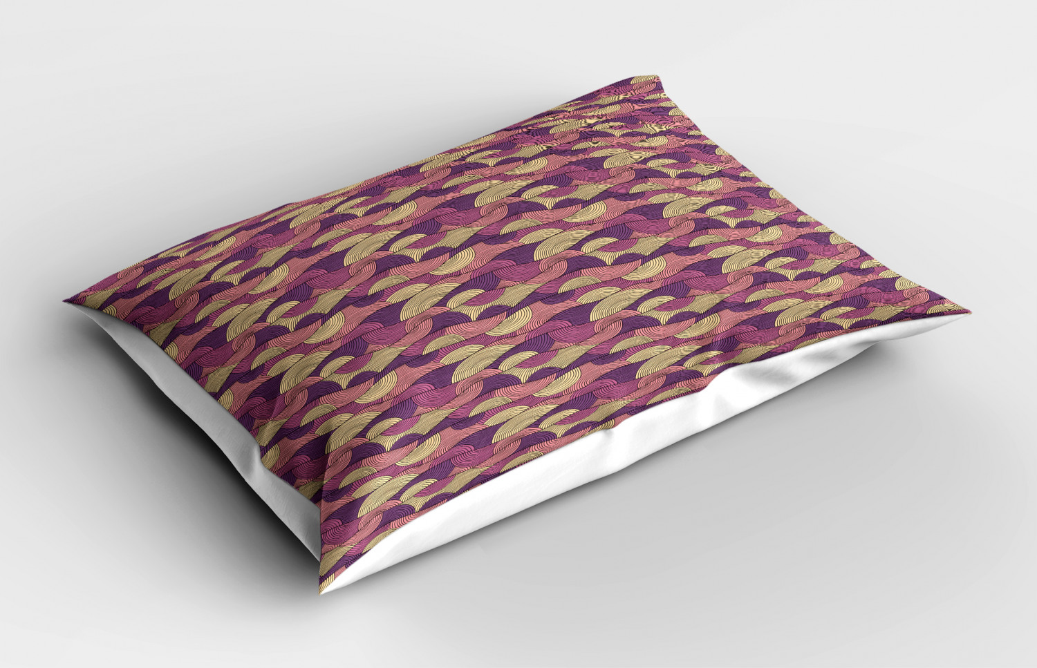 Feminine Waves Pillow Sham Decorative Pillowcase 3 Sizes Bedroom Decoration - Picture 4 of 42
