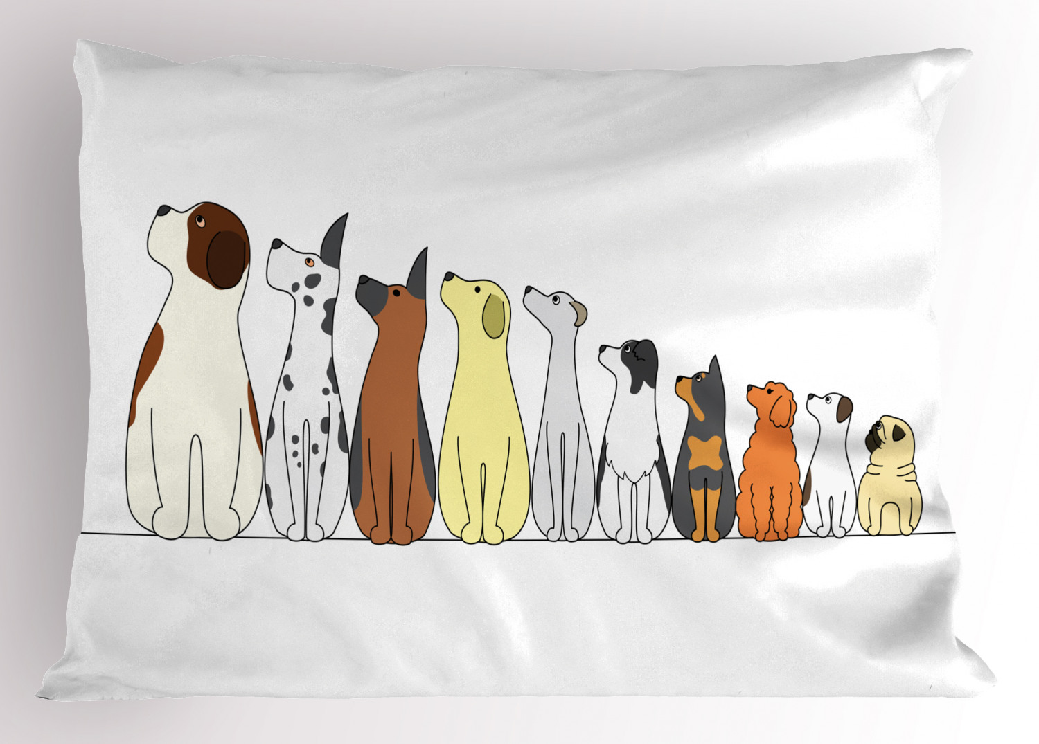 Labrador Pillow Sham Decorative Pillowcase 3 Sizes Bedroom Decoration