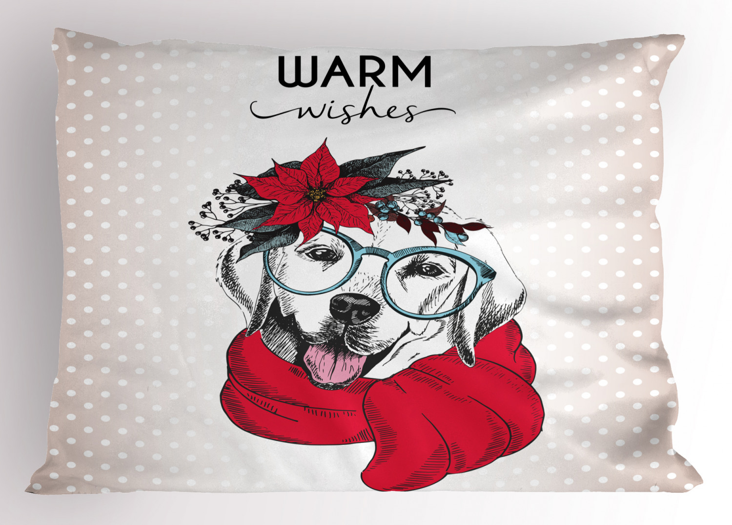 Labrador Pillow Sham Decorative Pillowcase 3 Sizes Bedroom Decoration