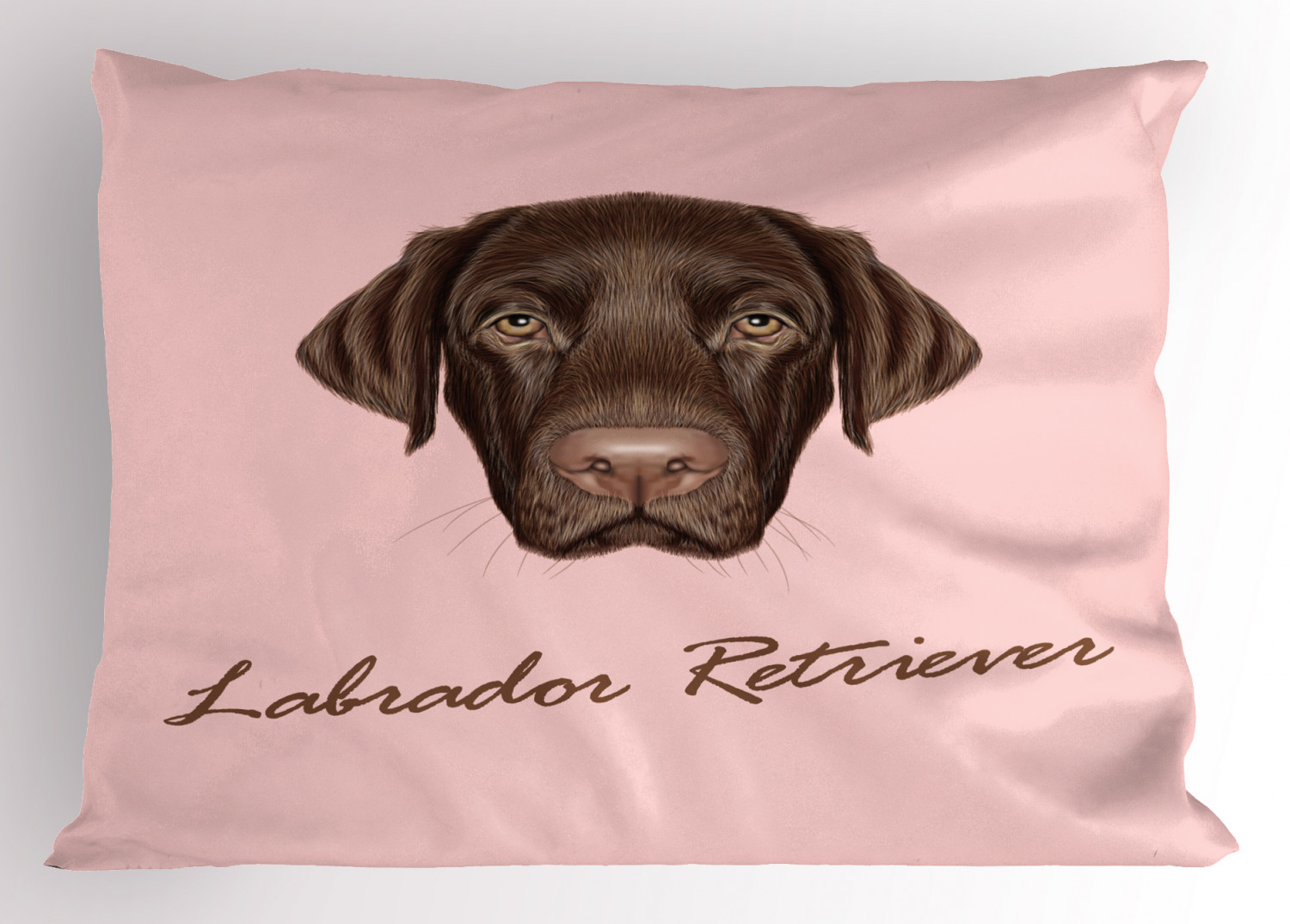 Labrador Pillow Sham Decorative Pillowcase 3 Sizes Bedroom Decoration