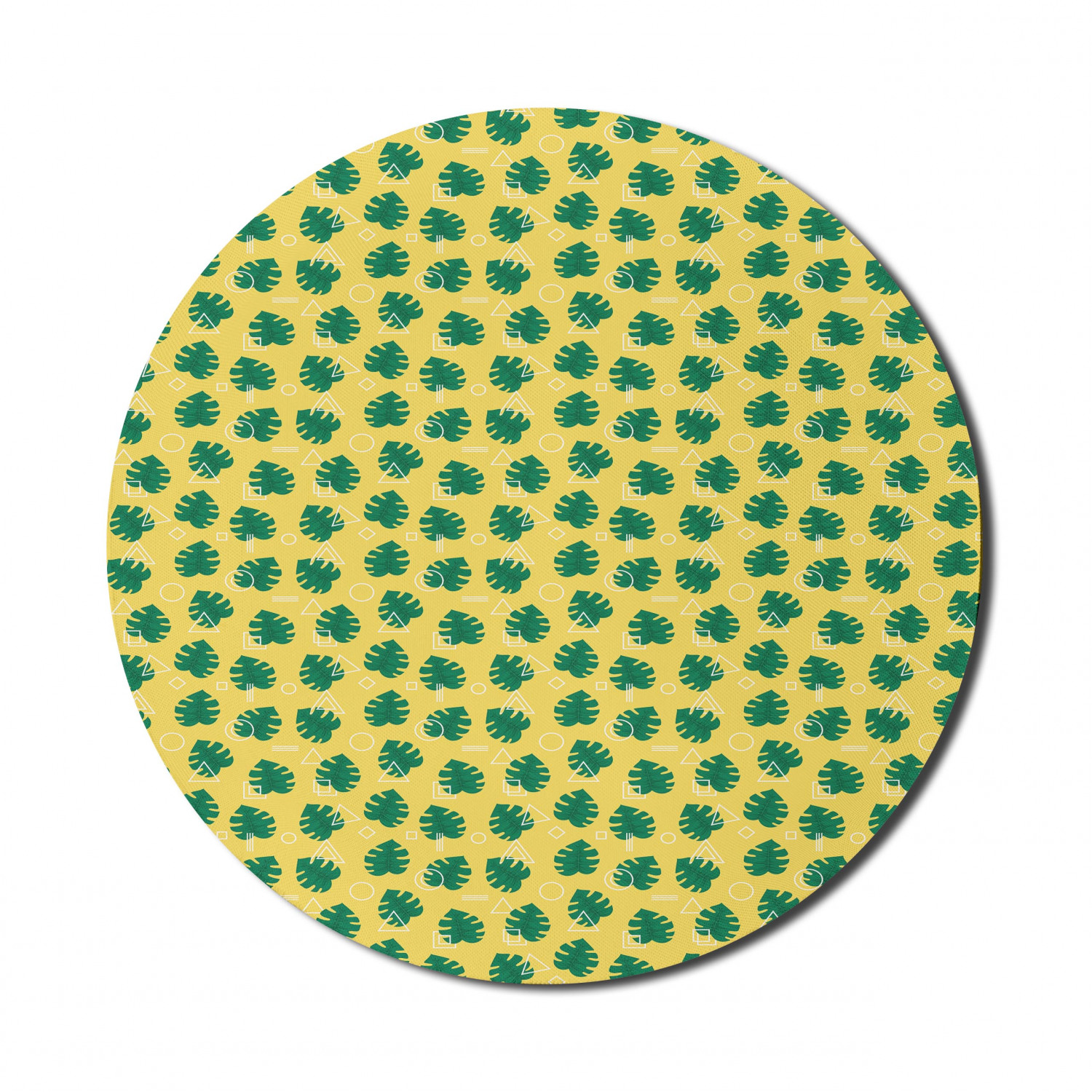 Ambesonne Geometric Theme Round Non-Slip Rubber Modern Gaming Mousepad, 8" - Picture 72 of 111