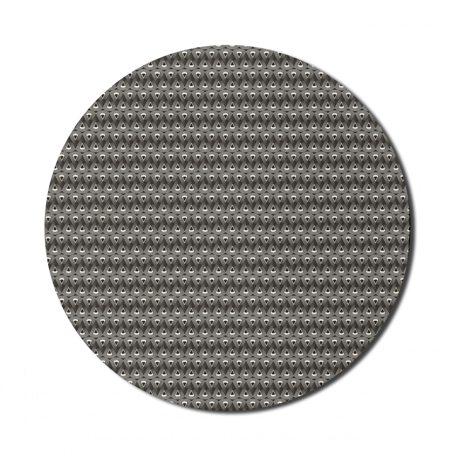Ambesonne Geometric Theme Round Non-Slip Rubber Modern Gaming Mousepad, 8" - Picture 10 of 111