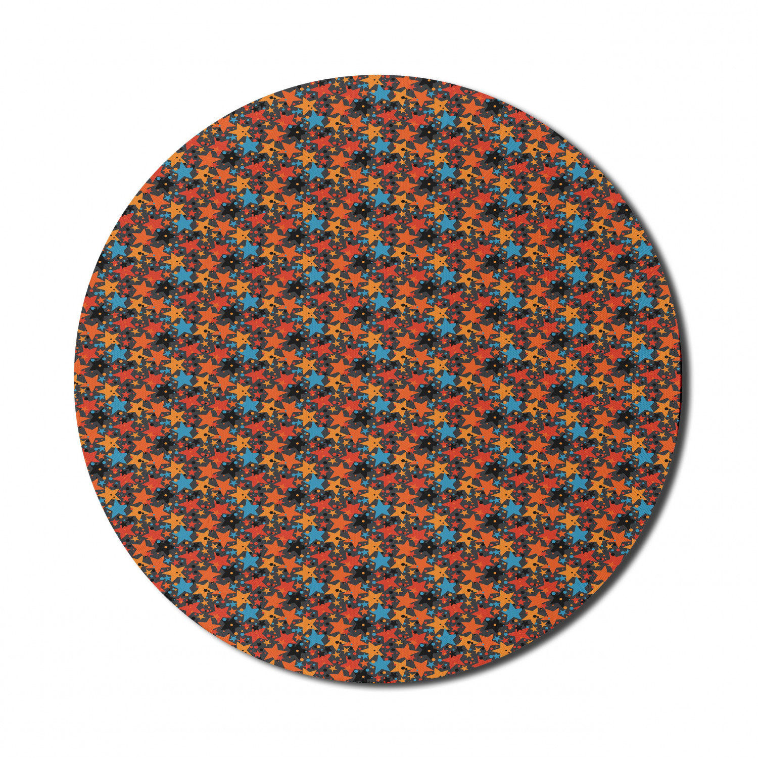 Ambesonne Geometric Theme Round Non-Slip Rubber Modern Gaming Mousepad, 8" - Picture 28 of 111