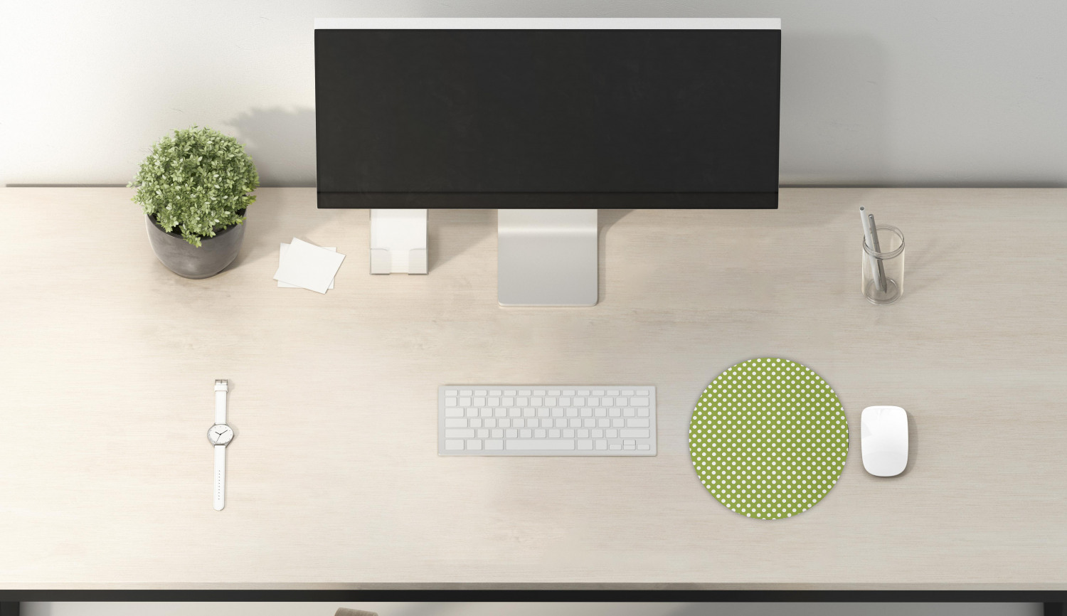 Ambesonne Geometric Theme Round Non-Slip Rubber Modern Gaming Mousepad, 8" - Picture 87 of 111
