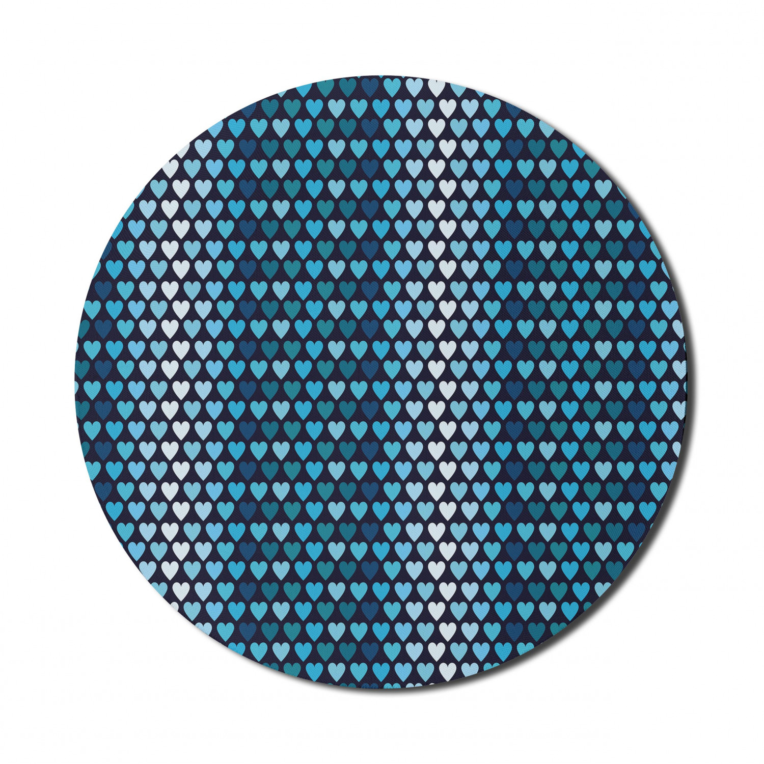 Ambesonne Geometric Theme Round Non-Slip Rubber Modern Gaming Mousepad, 8" - Picture 20 of 111