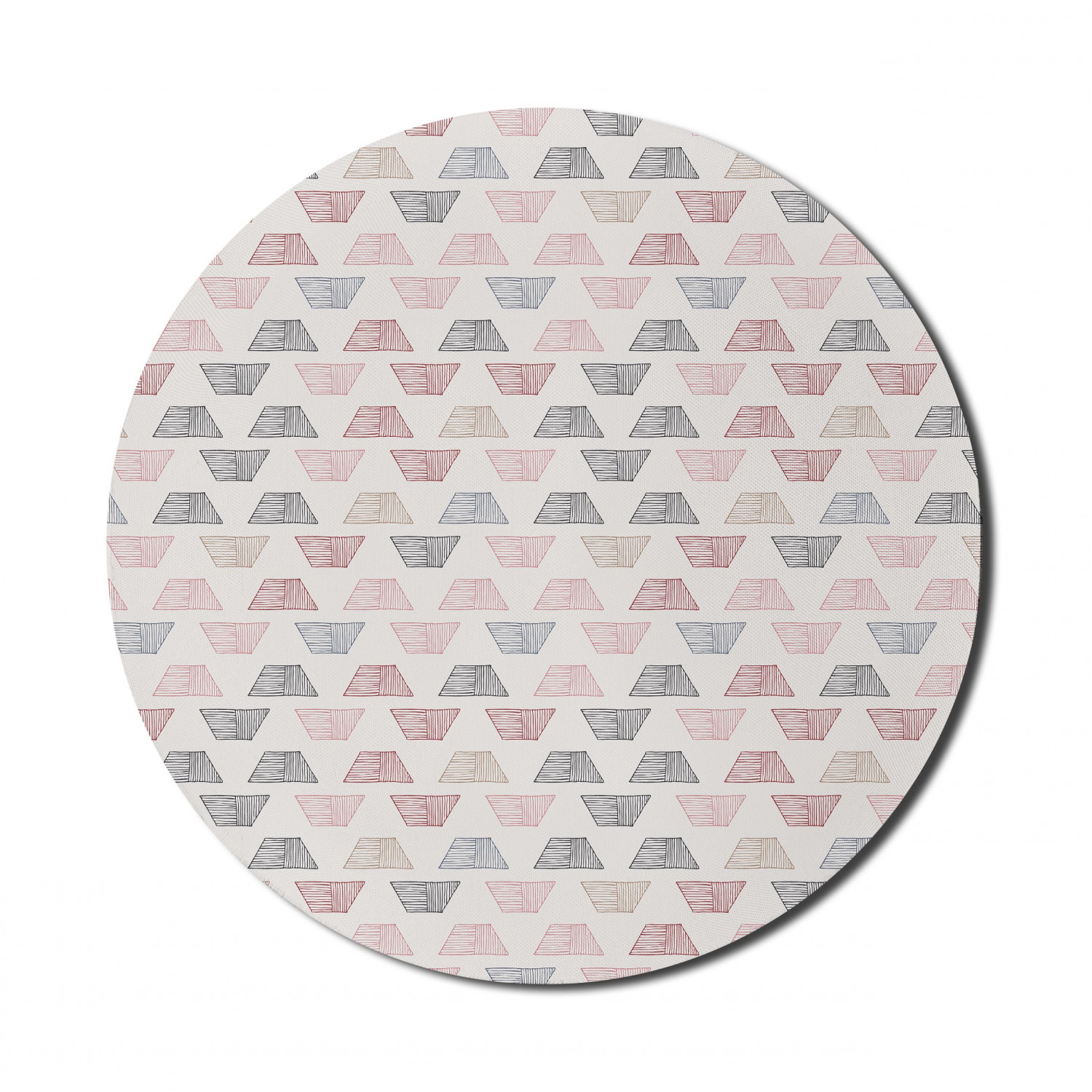 Ambesonne Geometric Theme Round Non-Slip Rubber Modern Gaming Mousepad, 8" - Picture 44 of 111