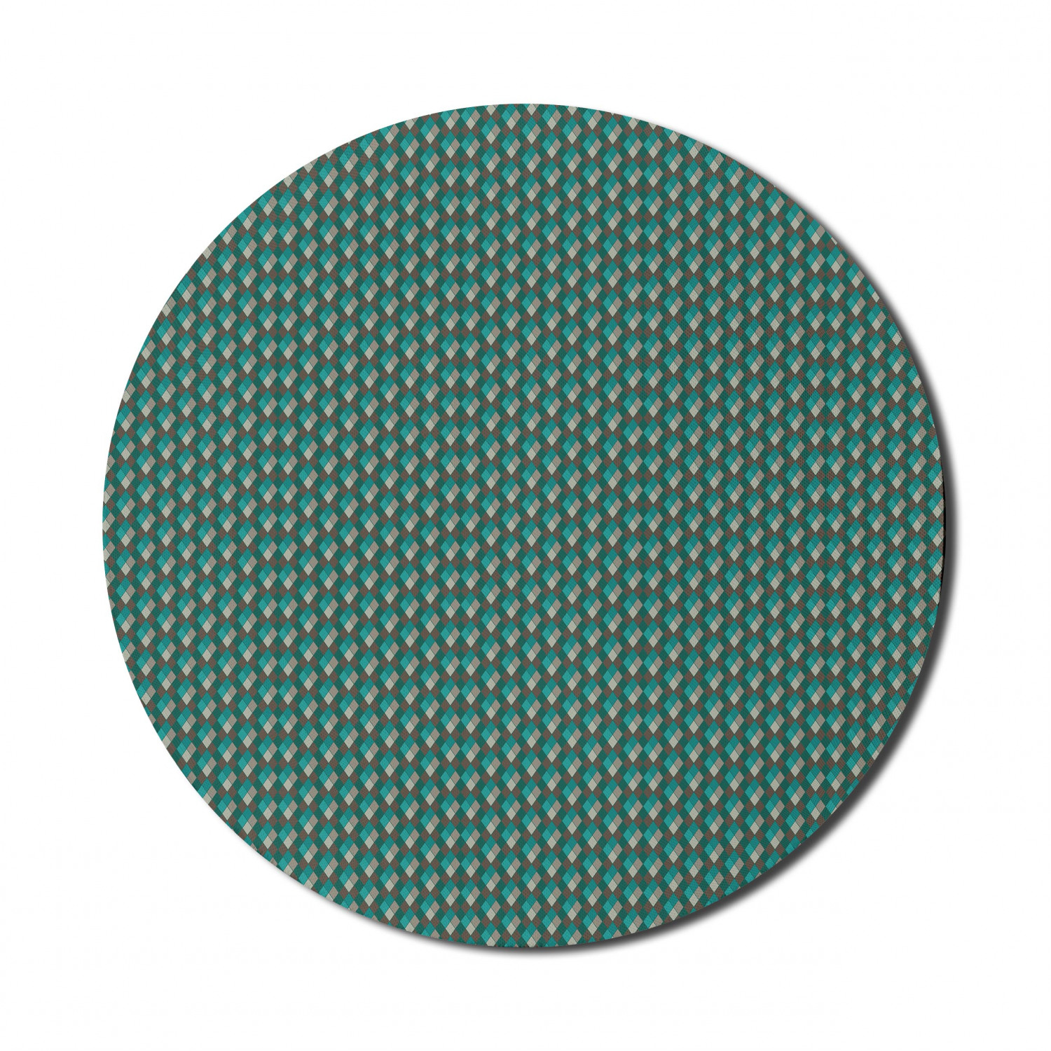 Ambesonne Geometric Theme Round Non-Slip Rubber Modern Gaming Mousepad, 8" - Picture 22 of 111