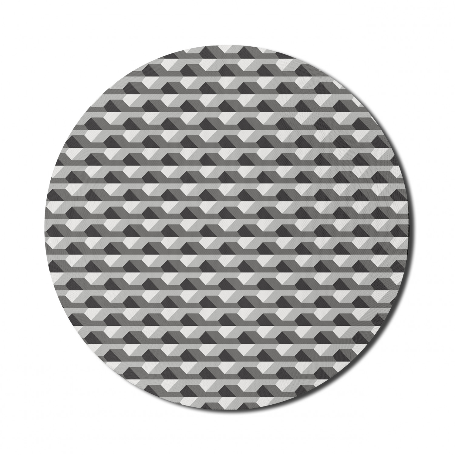 Ambesonne Geometric Theme Round Non-Slip Rubber Modern Gaming Mousepad, 8" - Picture 56 of 111