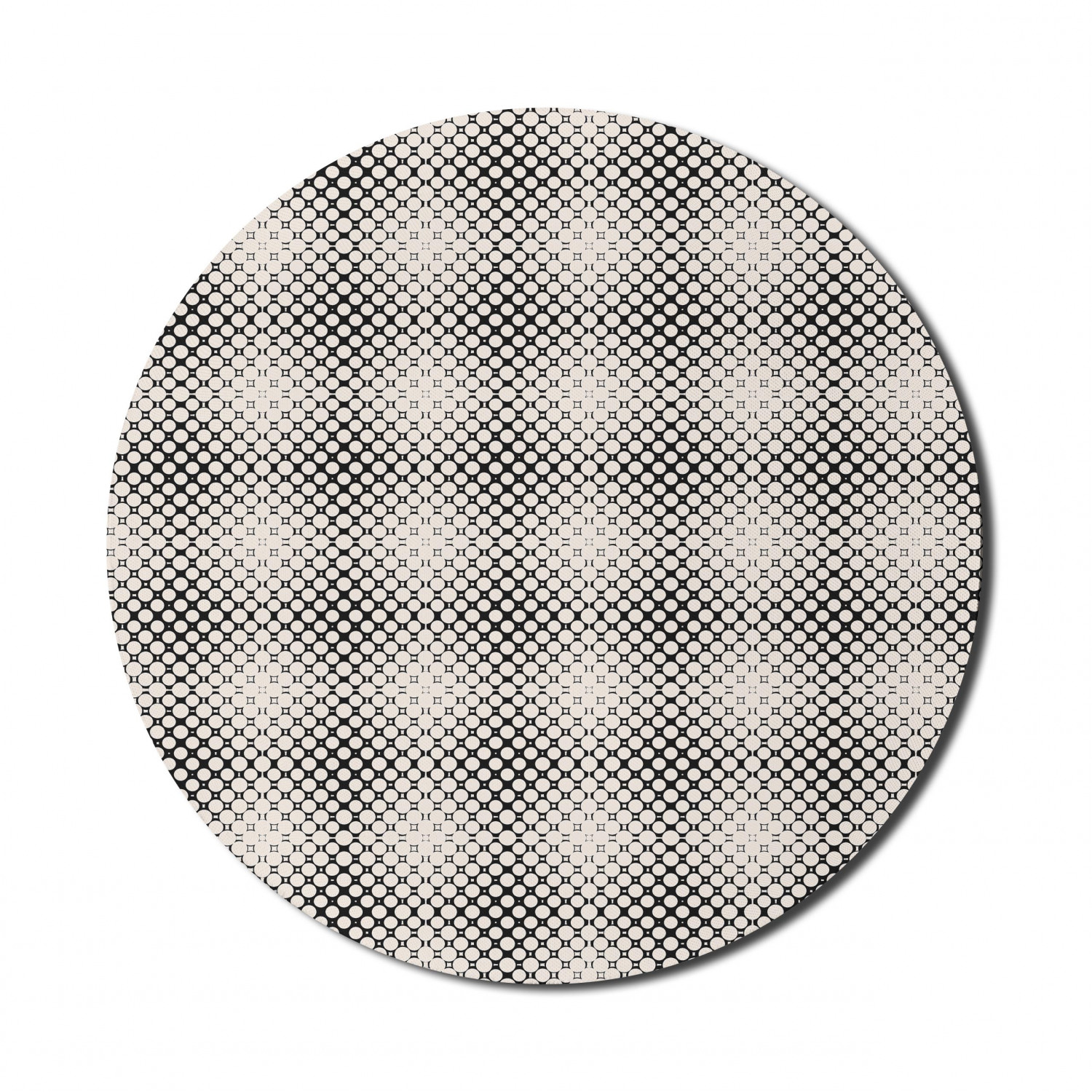Ambesonne Geometric Theme Round Non-Slip Rubber Modern Gaming Mousepad, 8" - Picture 4 of 111