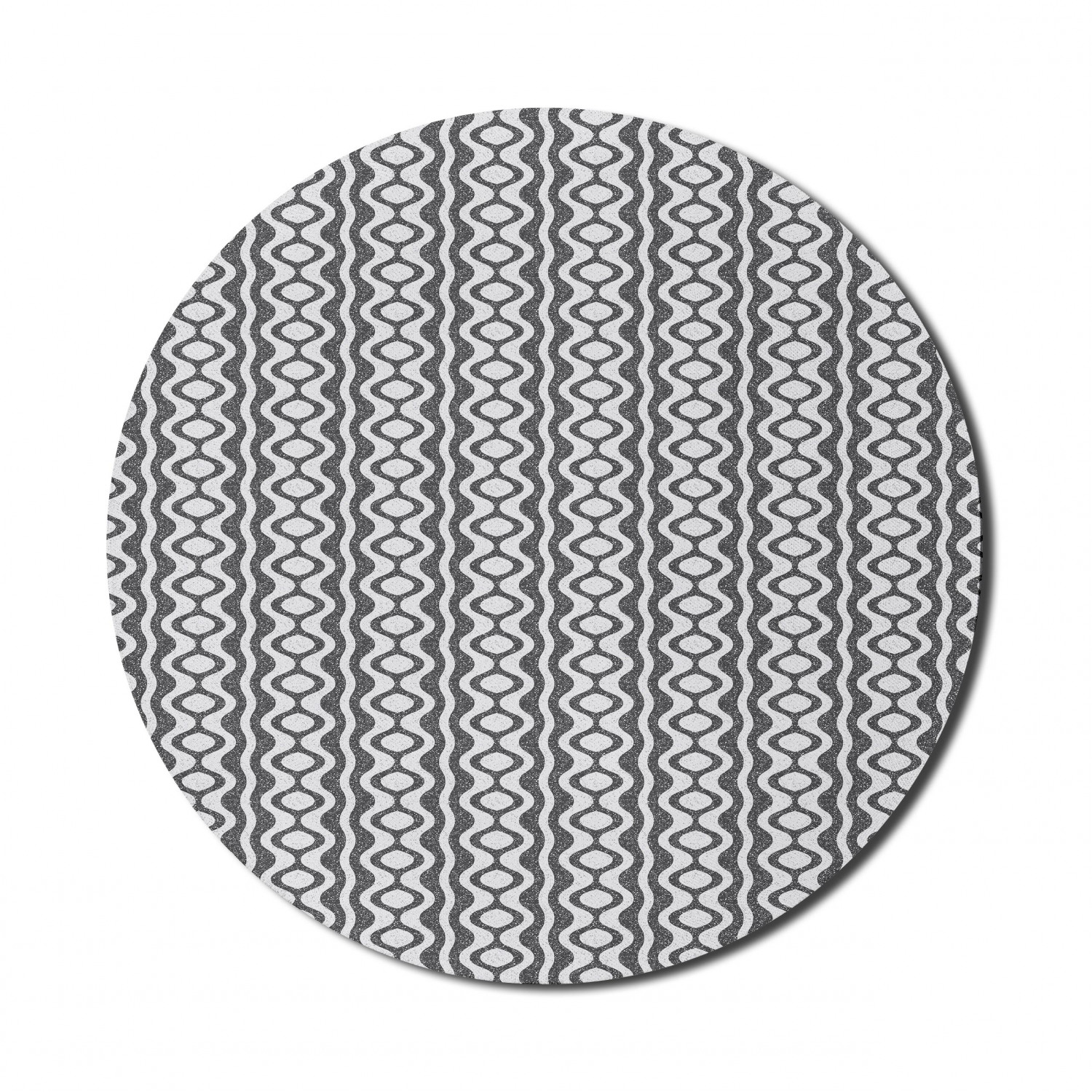 Ambesonne Geometric Theme Round Non-Slip Rubber Modern Gaming Mousepad, 8" - Picture 84 of 111