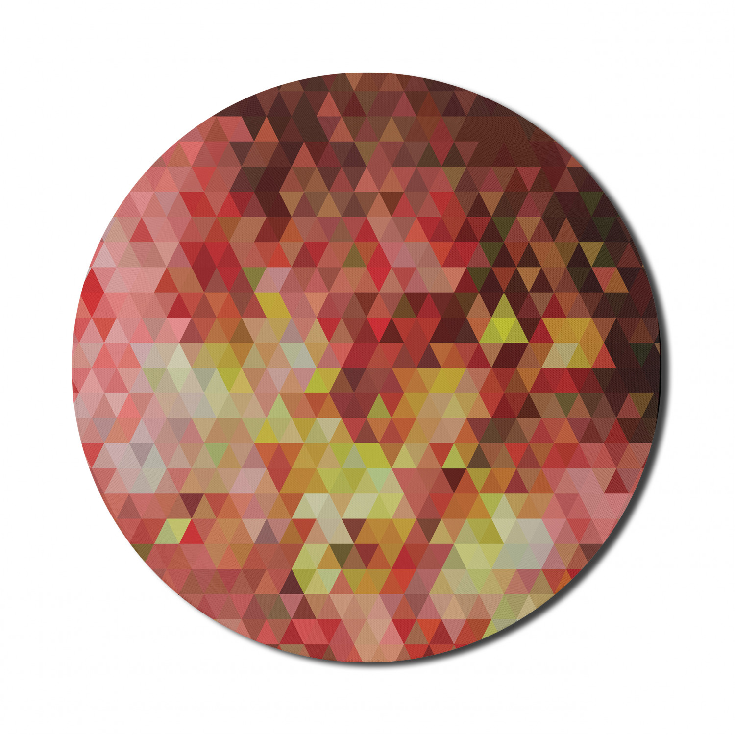 Ambesonne Geometric Theme Round Non-Slip Rubber Modern Gaming Mousepad, 8" - Picture 74 of 111