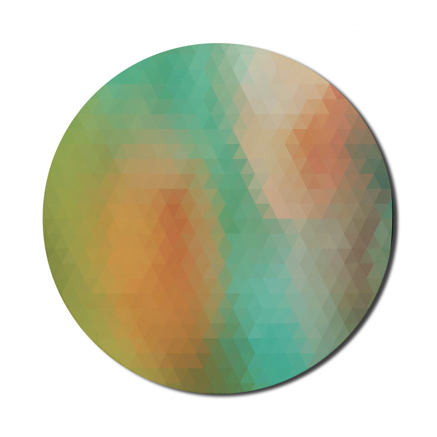Ambesonne Geometric Theme Round Non-Slip Rubber Modern Gaming Mousepad, 8" - Picture 60 of 111