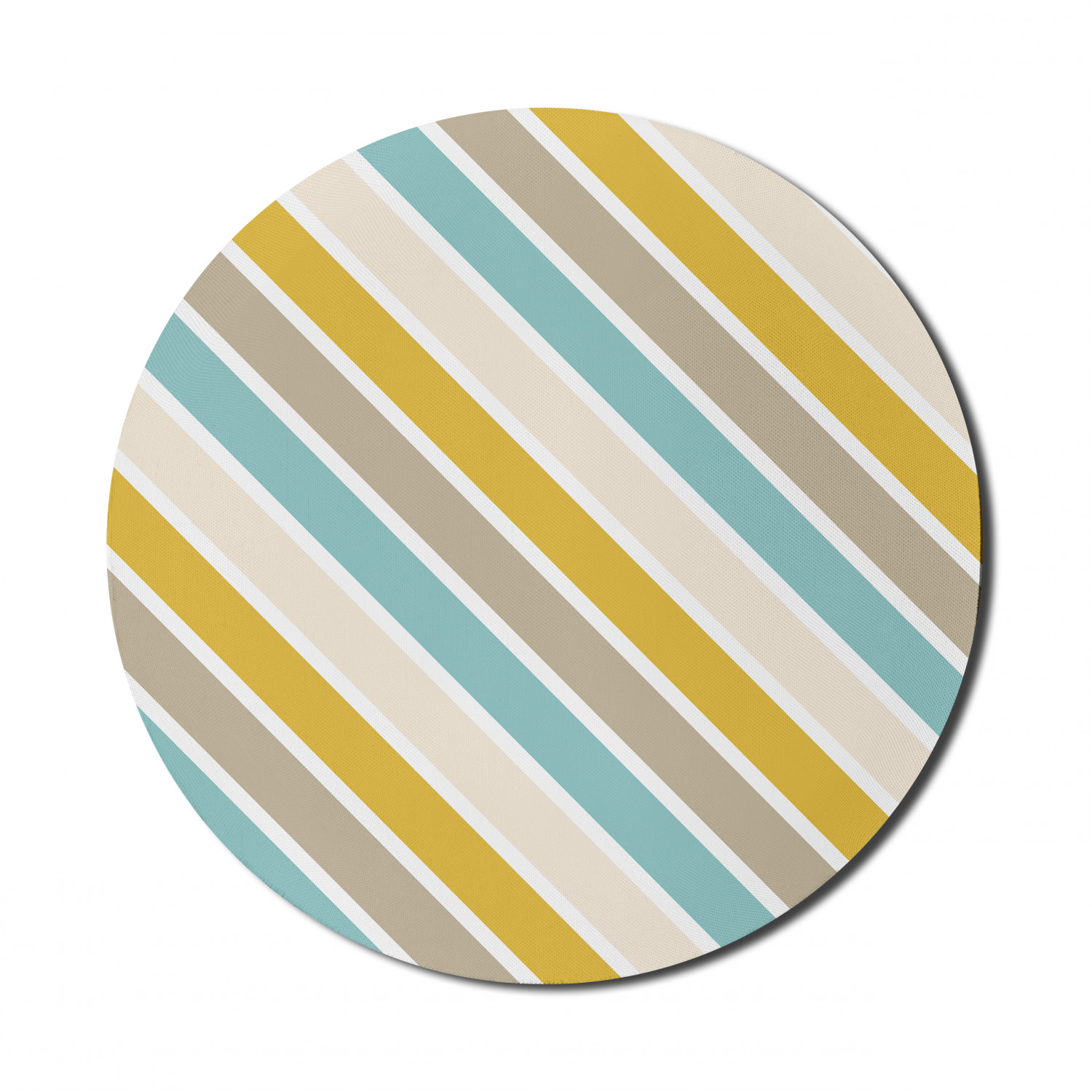 Ambesonne Abstract Bloom Round Non-Slip Rubber Modern Gaming Mousepad, 8" - Picture 92 of 117